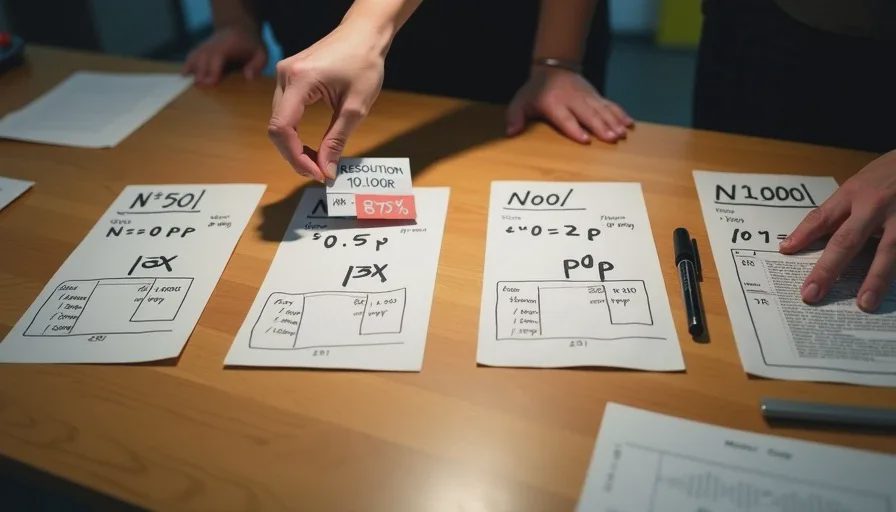 Four resolution-floor cards and an “87.3% not representable at N=100” note.